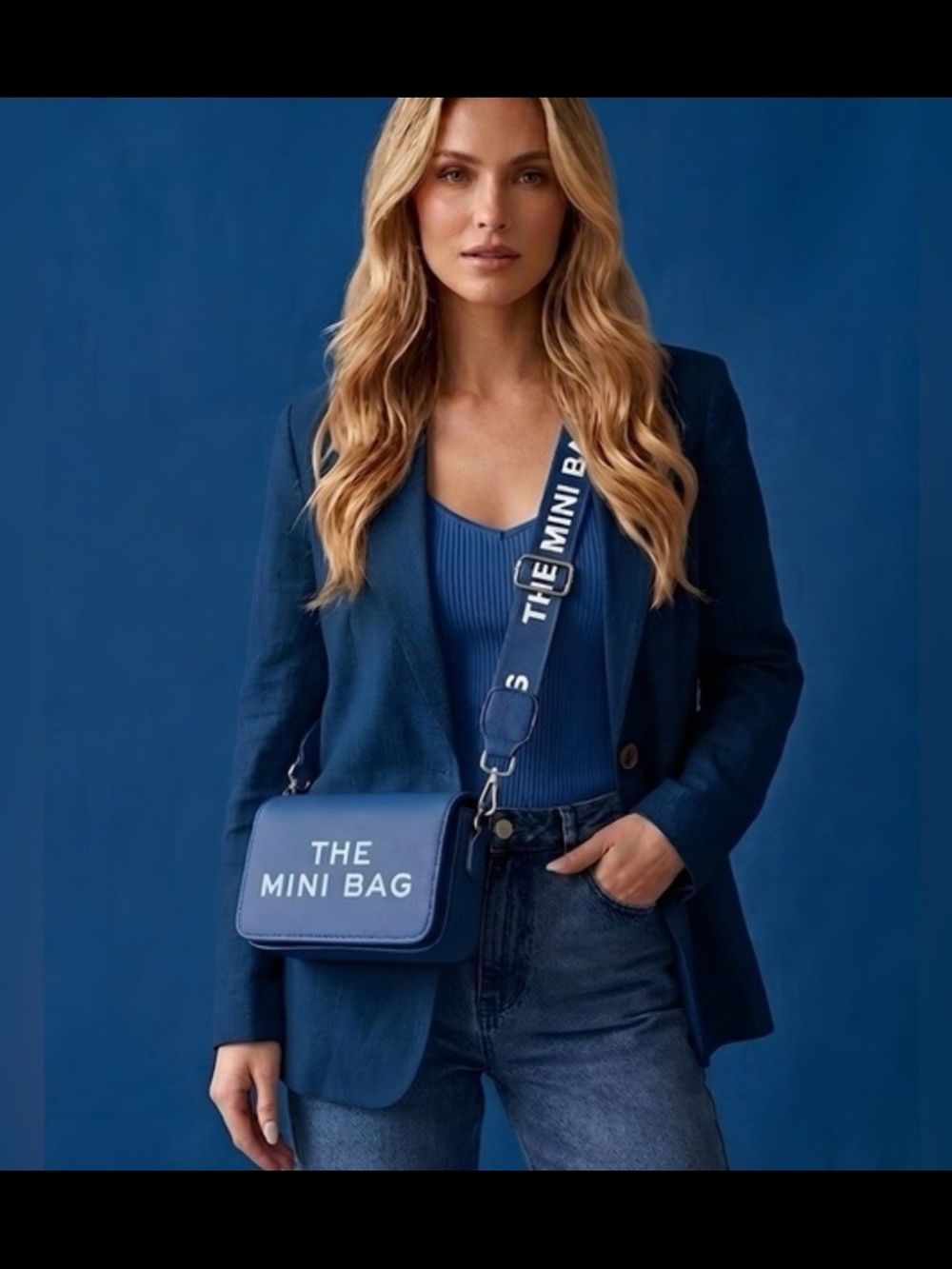 💙Zenana Outfitters Royal Blue Mini Crossbody Bag - Picture 3 of 3